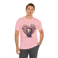 Funny Grim Reaper Today Not Today Daisy Plucking T-Shirt