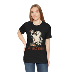 Funny Ghost Beer Can't Hold A Drink Vintage T-Shirt