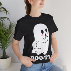 BOOty Cute Kawaii Cheeky Ghost Halloween Vector Art T-Shirt