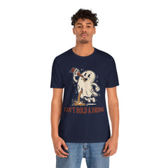Funny Ghost Beer Can't Hold A Drink Vintage T-Shirt