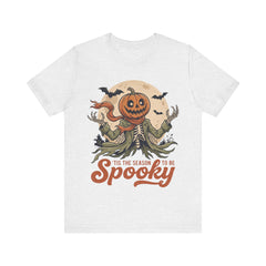 Funny Tis The Season To Be Spooky Pumpkin Skeleton T-Shirt