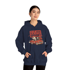 Funny Get In Losers We're Getting Spooky Retro Halloween Hoodie