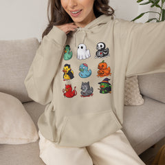 Cute Spooky Rubber Ducky Halloween Mascot Hoodie