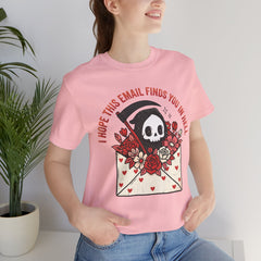 Funny Grim Reaper I Hope This Email Finds You In Hell T-Shirt