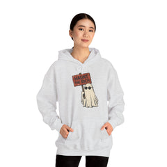 Spooky Protest Ghost Haunt The Rich Sarcastic Hoodie