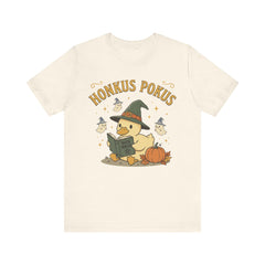 Honkus Pokus Funny Witch Duck Retro Halloween T-Shirt
