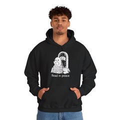 Funny Ghost Read In Peace Tombstone Halloween Hoodie