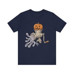Retro Halloween Ghost In The Grinder Vintage T-Shirt