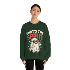 Funny Ghost That's The Spirit Retro Halloween Crewneck Sweatshirt