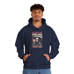 Funny Grim Reaper Floppy Disk Save Your Soul Hoodie