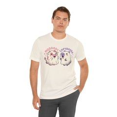 Funny Capyboora and Cow Ghost Retro Halloween T-Shirt