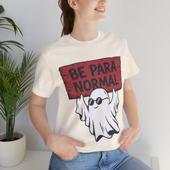 Funny Retro Halloween Ghost Be Para Normal T-Shirt