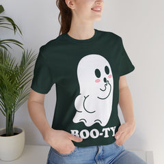 BOOty Cute Kawaii Cheeky Ghost Halloween Vector Art T-Shirt