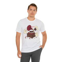 Funny Ghost Record Player Vinyl Gramophone Retro T-Shirt