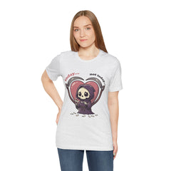 Funny Grim Reaper Today Not Today Daisy Plucking T-Shirt
