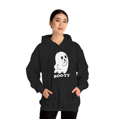 BOOty Cute Kawaii Cheeky Ghost Halloween Vector Art Hoodie