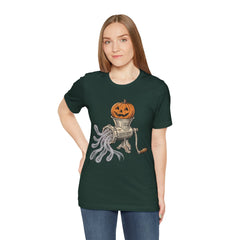 Retro Halloween Ghost In The Grinder Vintage T-Shirt