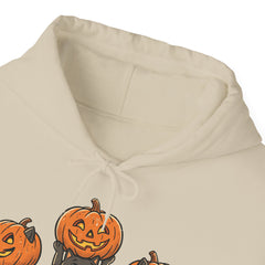 Cute Halloween Black Cats Pumpkin Helmet Hoodie