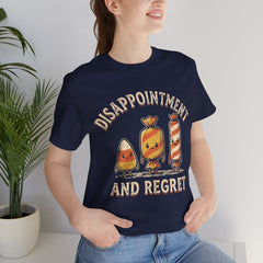 Funny Retro Halloween Candy Disappointment And Regret T-Shirt