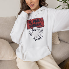 Funny Retro Halloween Ghost Be Para Normal Hoodie