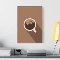Coffee Cat Canvas