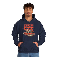 Funny Get In Losers We're Getting Spooky Retro Halloween Hoodie