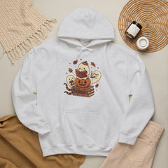 Cute Spooky Book Club Ghost Halloween Retro Hoodie