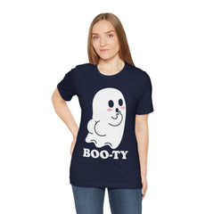 BOOty Cute Kawaii Cheeky Ghost Halloween Vector Art T-Shirt