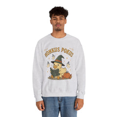 Honkus Pokus Funny Witch Duck Retro Halloween Crewneck Sweatshirt