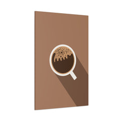 Coffee Cat Canvas