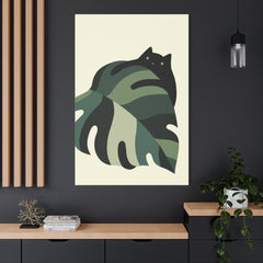 Cat and Plant 7 Canvas