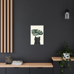 Cat and Plant 9 Canvas