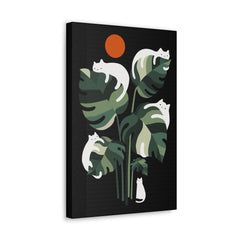 Cat and Plant 20 Canvas