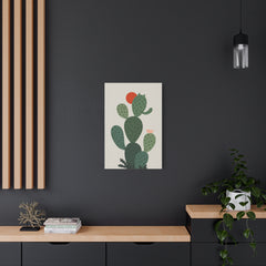 Cat and Plant Cat-Tus Canvas