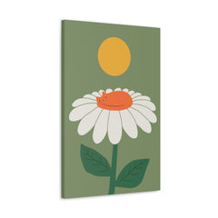 Cat and Plant Afternoon Nap Canvas