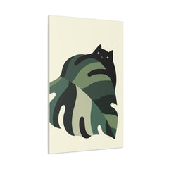Cat and Plant 7 Canvas