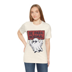 Funny Retro Halloween Ghost Be Para Normal T-Shirt