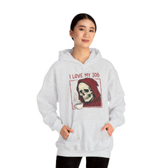 Sarcastic Grim Reaper Coffee Lover Retro Hoodie