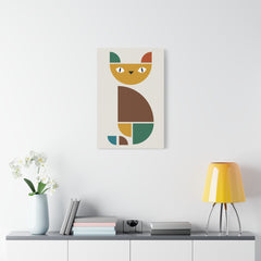 Cat Abstract Art Canvas