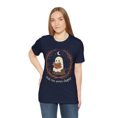 Funny Ghost Book Club Just One More Chapter T-Shirt