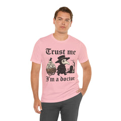 Funny Plague Doctor Trust Me Im A Doctor Retro T-Shirt