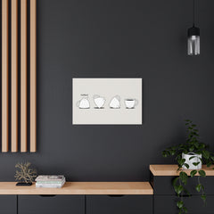 Cat Coffee Canvas