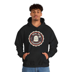 Funny Ghost Seal Of Disapproval Retro Badge Hoodie
