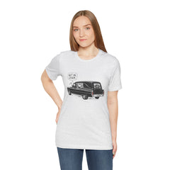 Funny Grim Reaper Hearse Get In Loser Retro T-Shirt