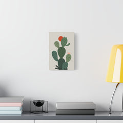 Cat and Plant Cat-Tus Canvas