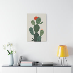 Cat and Plant Cat-Tus Canvas
