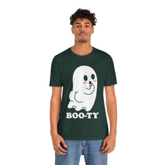 BOOty Cute Kawaii Cheeky Ghost Halloween Vector Art T-Shirt