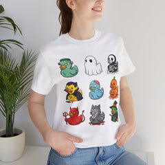 Cute Spooky Rubber Ducky Halloween Mascot T-Shirt