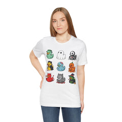 Cute Spooky Rubber Ducky Halloween Mascot T-Shirt