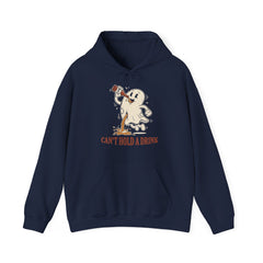 Funny Ghost Beer Can't Hold A Drink Vintage Hoodie